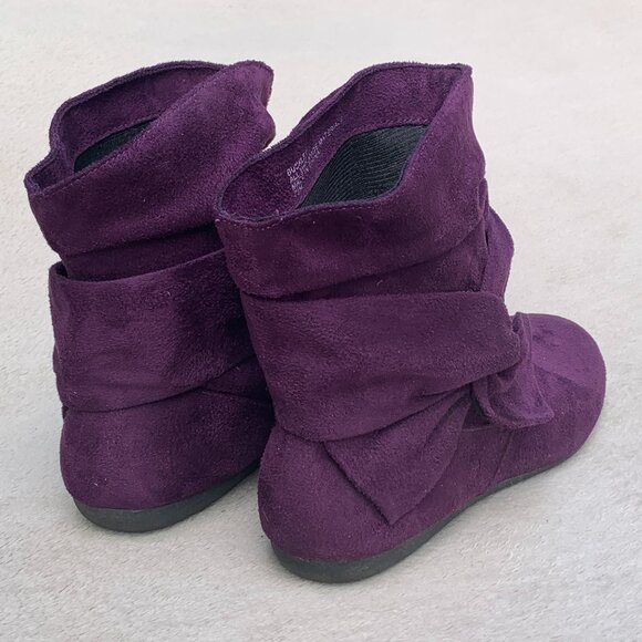 Rampage Buckley Faux Suede Slouch Booties Sz 7.5 - Picture 8 of 16